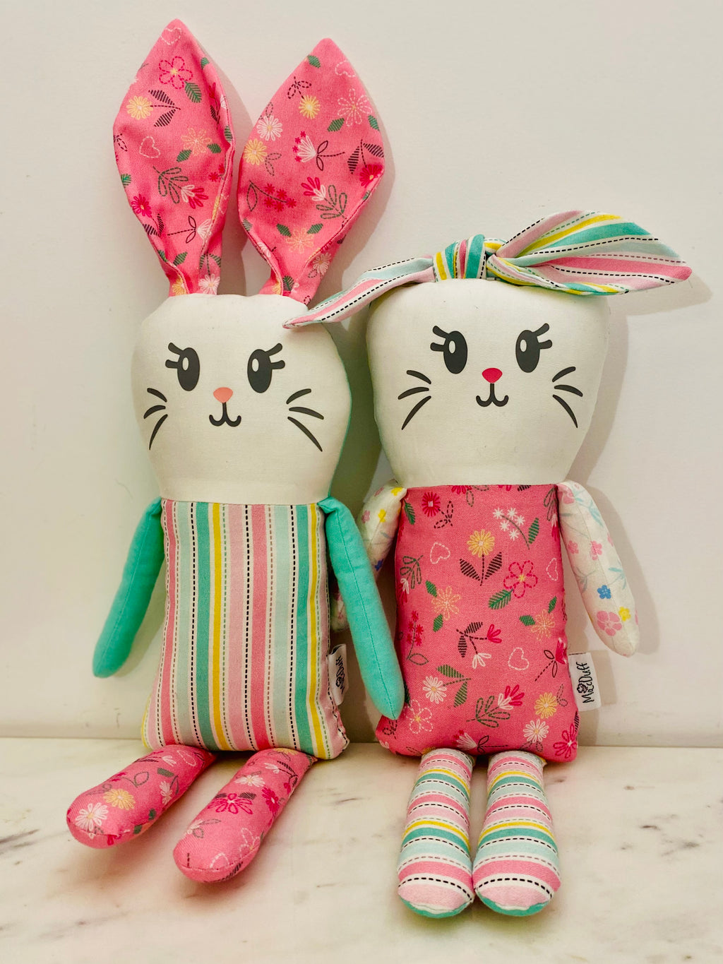 Conejo de peluche hecho a mano