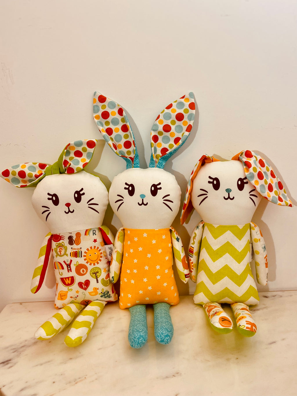 Conejo de peluche hecho a mano